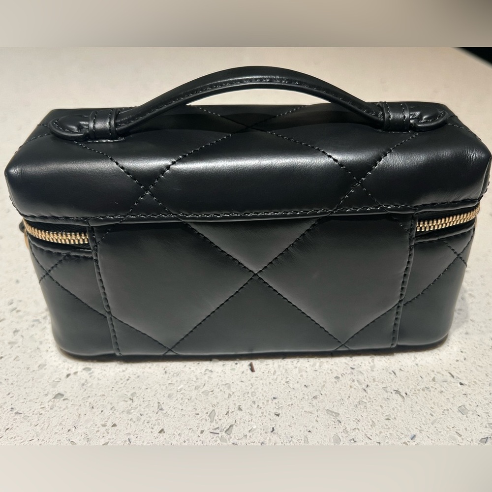 Tory Burch Kira east west black leather crossbody vanity bag - Picture 3 of 7